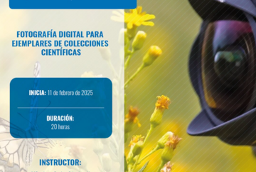 "Fotografía digital para ejemplares de colecciones científicas"