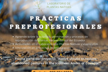 Prácticas preprofesionales en el laboratorio de Plantas Nativas UDA🌱