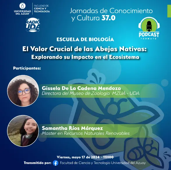 🌿🐝 ¡Descubre el fascinante mundo de las abejas nativas en nuestro nuevo podcast de la Escuela de Biología! 🐝🌿
