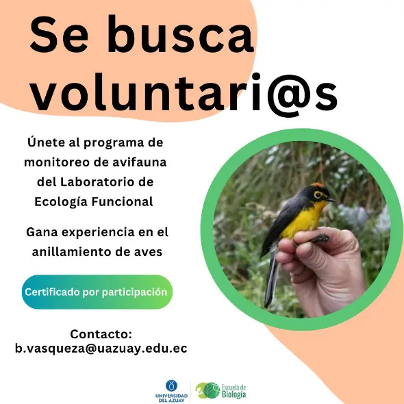 📣 BUSCAMOS VOLUNTARI@S! 🐤