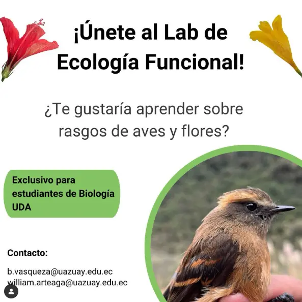 ¡Únete al Laboratorio de Ecología Funcional! 🐦