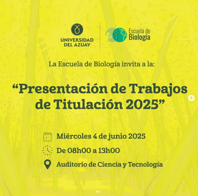 Presentación de Proyectos de Titulación 2025 🙌👀