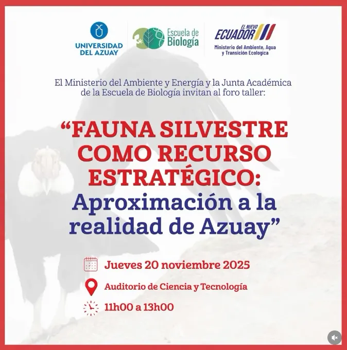 Fauna silvestre como recurso estratégico: aproximación a la realidad de Azuay