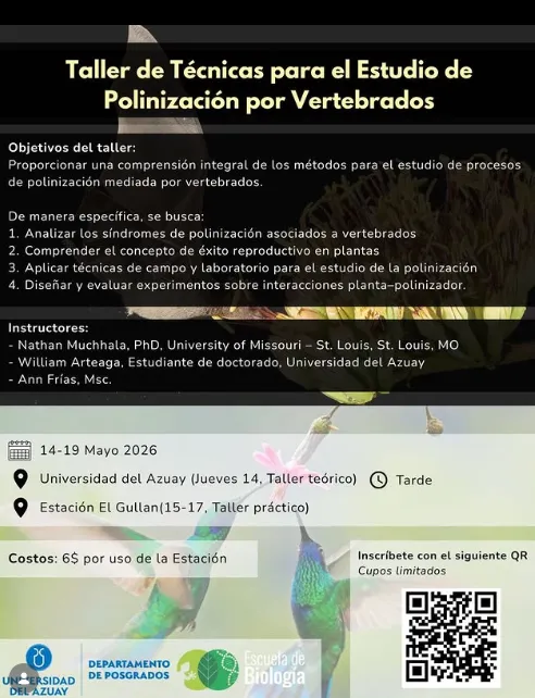 🌺🐦 🦇Explora el fascinante mundo de la polinización por vertebrados!