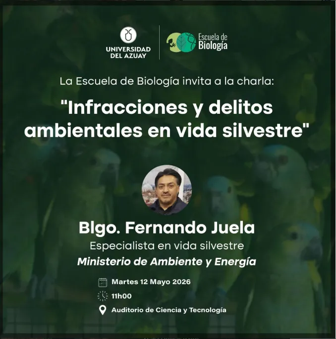 🦇🐍 ¡Te invitamos a la charla sobre leyes infracciones y delitos en vida silvestre!